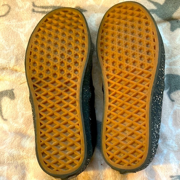5.5 slip on vans with glitter bottoms. - Picture 3 of 6